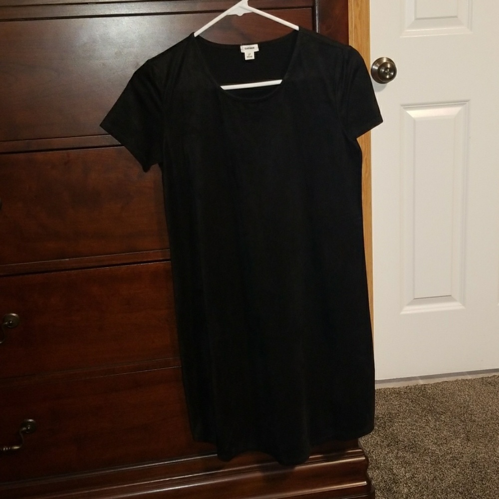 Velvet garage t-shirt dress